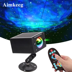 2021 LED Galaxy Projector Disco Lamp Strobe Laser Projector Star Sky Projector Stage Effect Lighting for Home DJ Party Light