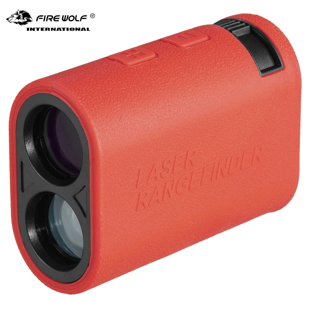 FIRE WOLF Hunting Speed Tactical Digital telemetro Measurer mini red LED high Precision Laser Infrared golf distance Rangefinder