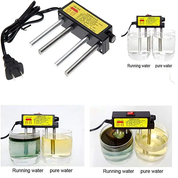 Electrolysis TDS Water Quality Electrolyzer Electrolysis Pen EUR Plug Iron Bars TDS Water Tester Electrolyzer Quick Water