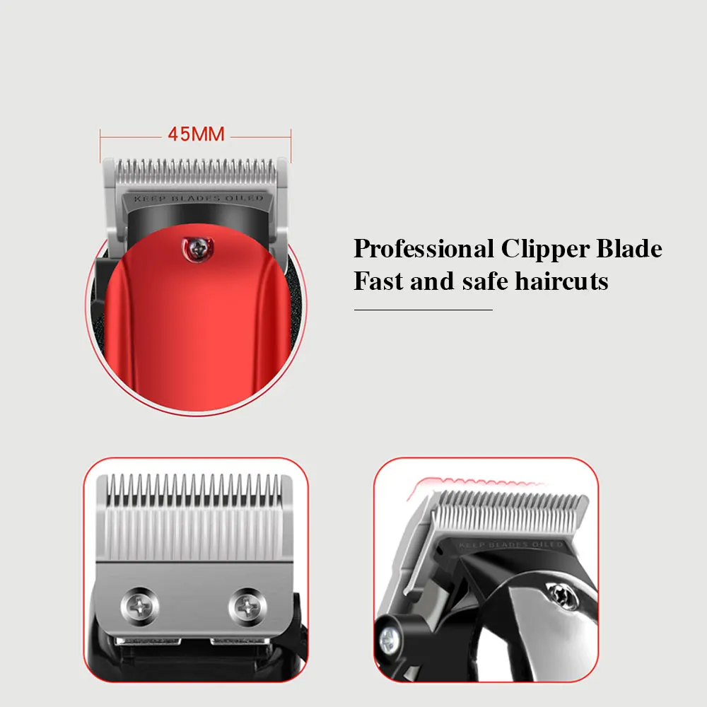 Original Clipper Replacement Blade Set Stainless Steel Hair Salon  Accessories Kit Suitable For Wmark D16-BS00 Electric Trimmer