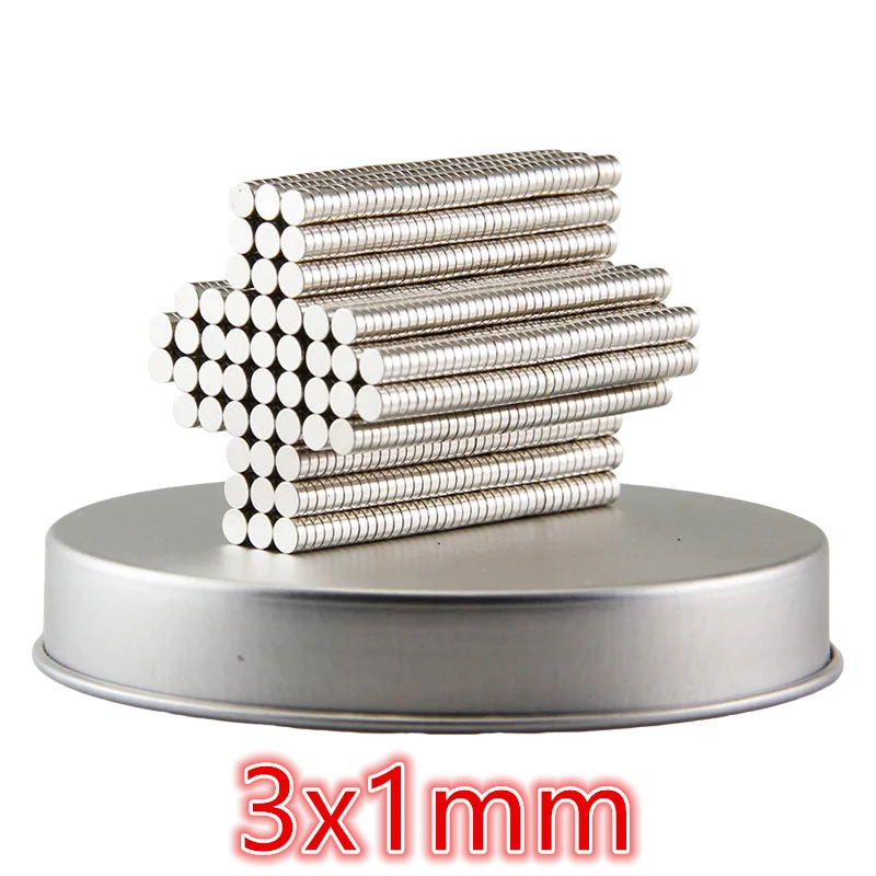 50/100Pcs Small N35 Round Magnet 3x1 3x2 3x3 3x5 3x10 3x15 mm Neodymium Magnet Permanent NdFeB Super Strong Powerful Magnets