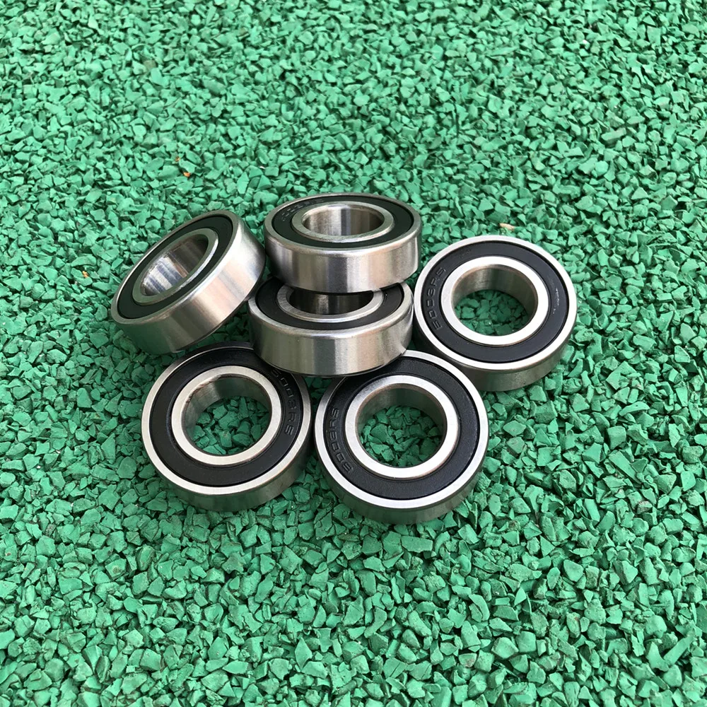 20pcs bicycle hubs bearing S6001-2RS S6001RS 12x28x8 stainless steel 440C deep groove ball bearing 6001 2RS 12*28*8 mm