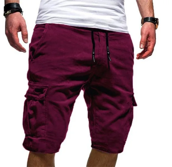 Sommer Männer Shorts grüne Cargo Shorts Sommer Bermudas männliche Klappen taschen Jogger Shorts lässig arbeiten Armee taktische Bermudas