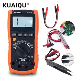 Digital Multimeter Lcr Meter Inductance Meter Tester Set Of Probes Feelers For Tester 200μH-200H Inductances LCR ESR Meter A623