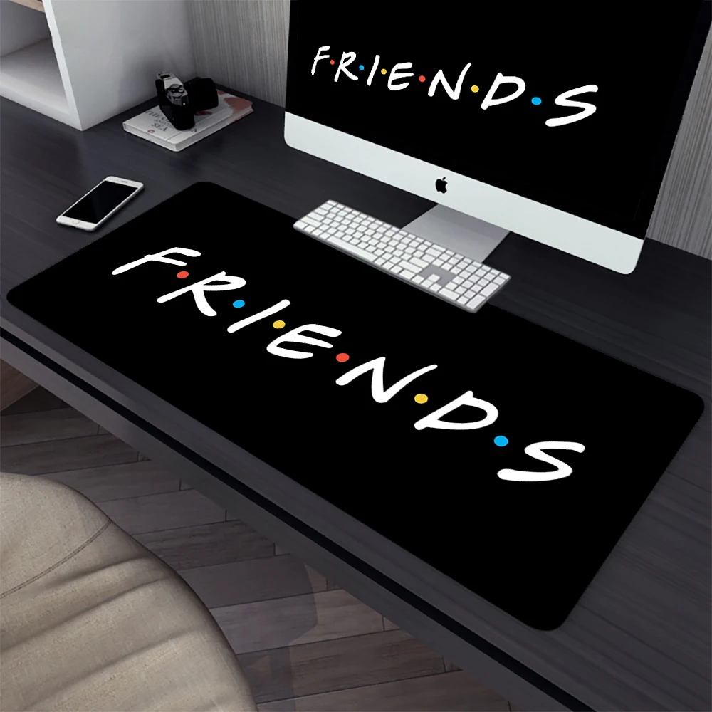 TV Series Friends Quotes Large Gaming Mouse Pad Computer Mousepad Gamer Laptop Mouse Mat Office Mausepad Keyboard Mat Desk Pad