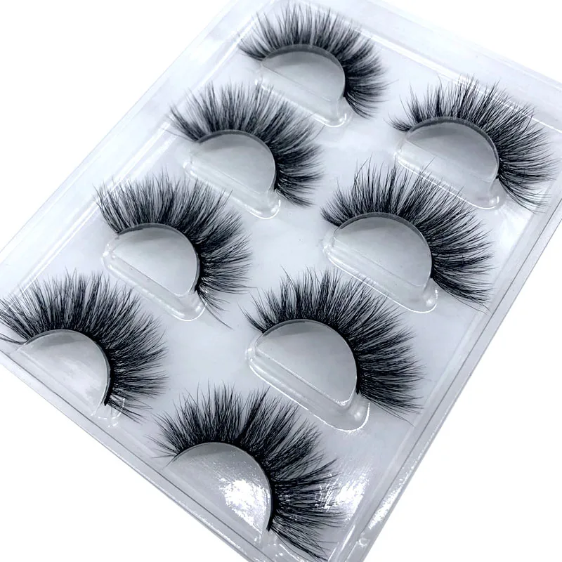 Neue 6 Paar 10–25 mm künstliche Wimpern, 100 % Nerzwimpern, Nerzwimpern, natürliche dramatische Volumenwimpernverlängerung, falsche Wimpern – Detail 14