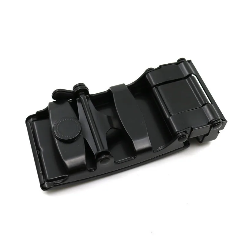 Mens Gift Personalized Automatic Buckle Custom Engraved Logo Belt Head Black Lettering Button Wedding Jewelry Accessories