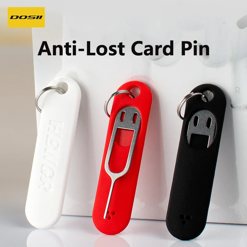 3pcs Anti-Lost Card Pin For IPhone Huawei Xiaomi Samsung Universal Sim Card Remover Tray to Open the Sim Card Eject Tool