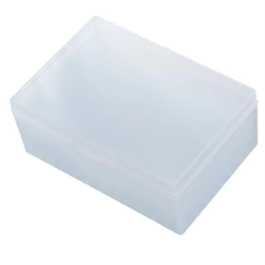 Boîte de rangement en plastique pour bijoux, cosmétiques, pièces de quincaillerie, conteneur d'emballage pour boucles d'oreilles, boîte de support de matiques