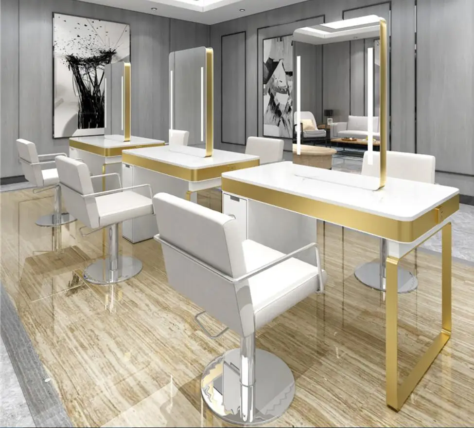 Kapper Speciale Spiegel Tafel, Kapper Spiegel Tafel Rvs