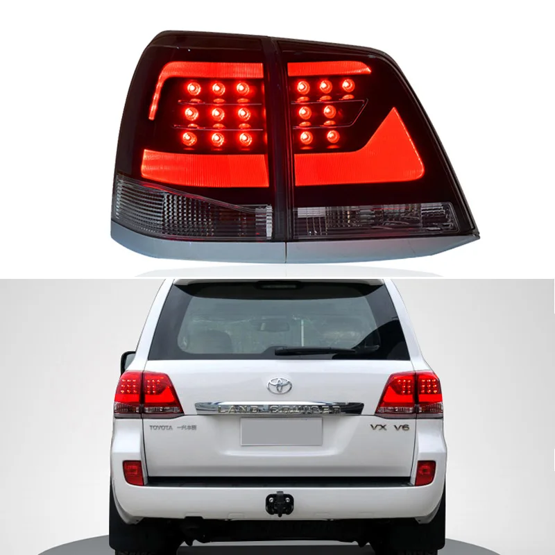 Tail Light Taillights for Toyota Land Cruiser 200 FJ200 LC200 2008 - 2015 Trailer Rear Lights Led Stop Signal Fog Reverse Lamps