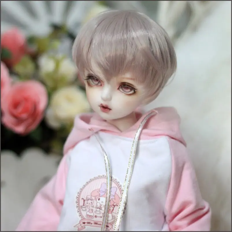 BJD wig versatile short hair BJD doll 3 points small 3 points 4 points 6 points fake hair in stock