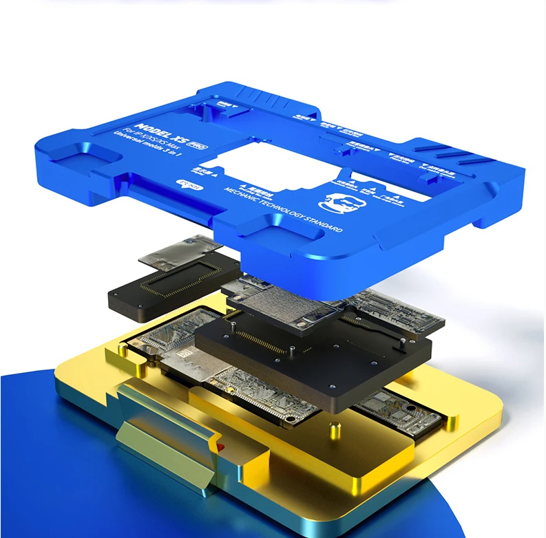 MECHANIC รุ่น XS Pro ISocket PCB เมนบอร์ดโคมระย้า Jig สำหรับ iPhone X XS XS MAX ด้านบนและชั้น Tester การบำรุงรักษา Fixture