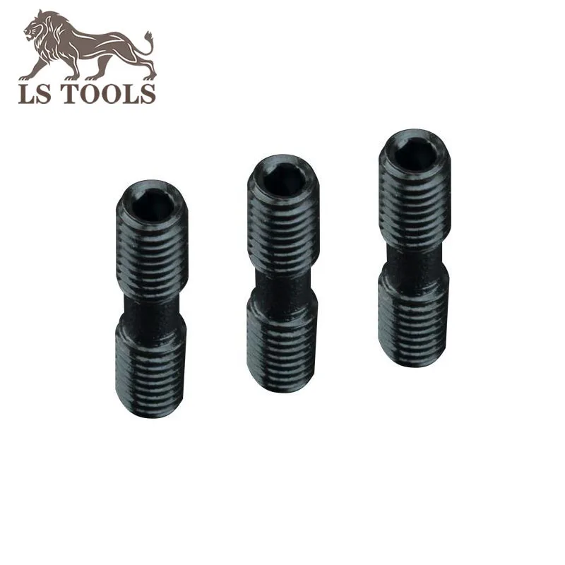 LS เครื่องมือ 10pcs เครื่องกลึงแทรกสกรูเครื่องมือแทรกใบมีดคู่หัวสกรูโลหะผสม M5x20 M5x25 M6x20 M6x25 m6x30 M8x30