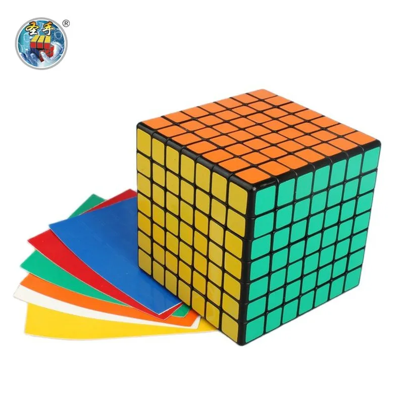 

Оригинальная коллекция ShengShou 7x7x7 Magic Puzzle Cubo Magico 7x7 Speed Cube 7-слойная головоломка Профессиональные развивающие игрушки подарки