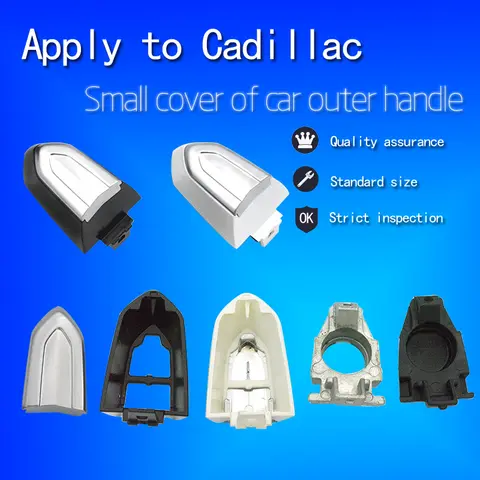 자동차 외장 도어 잠금 실린더 크롬 커버 트림 캡 13522324 부품 ABS 플라스틱, 캐딜락 ATS XTS XT5 XT4 CTS CT6 에 적합