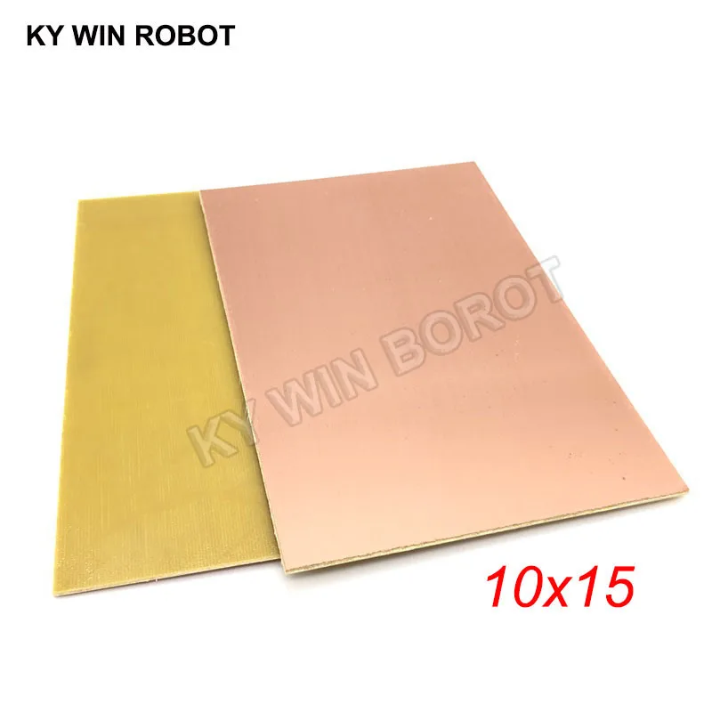 1 sztuk FR4 PCB 10*15cm jednostronnie miedzi platerowane płyty DIY zestaw PCB laminat obwodami 10x15cm 100x150x1.5mm