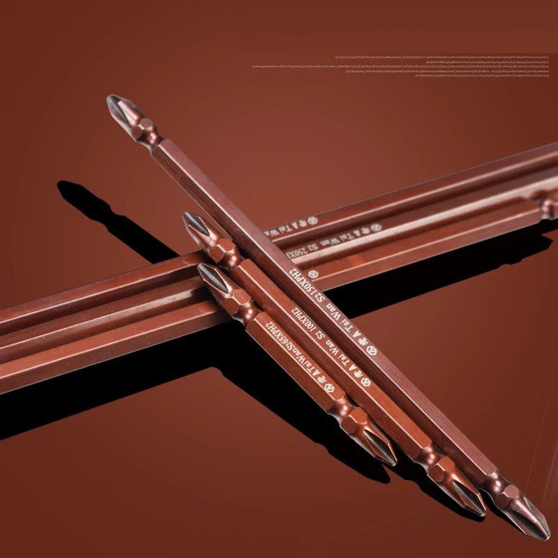 LAOA Magnetic Screwdriver Bit Extended electric screwdriver Bit Double headed Phillips screwdriver