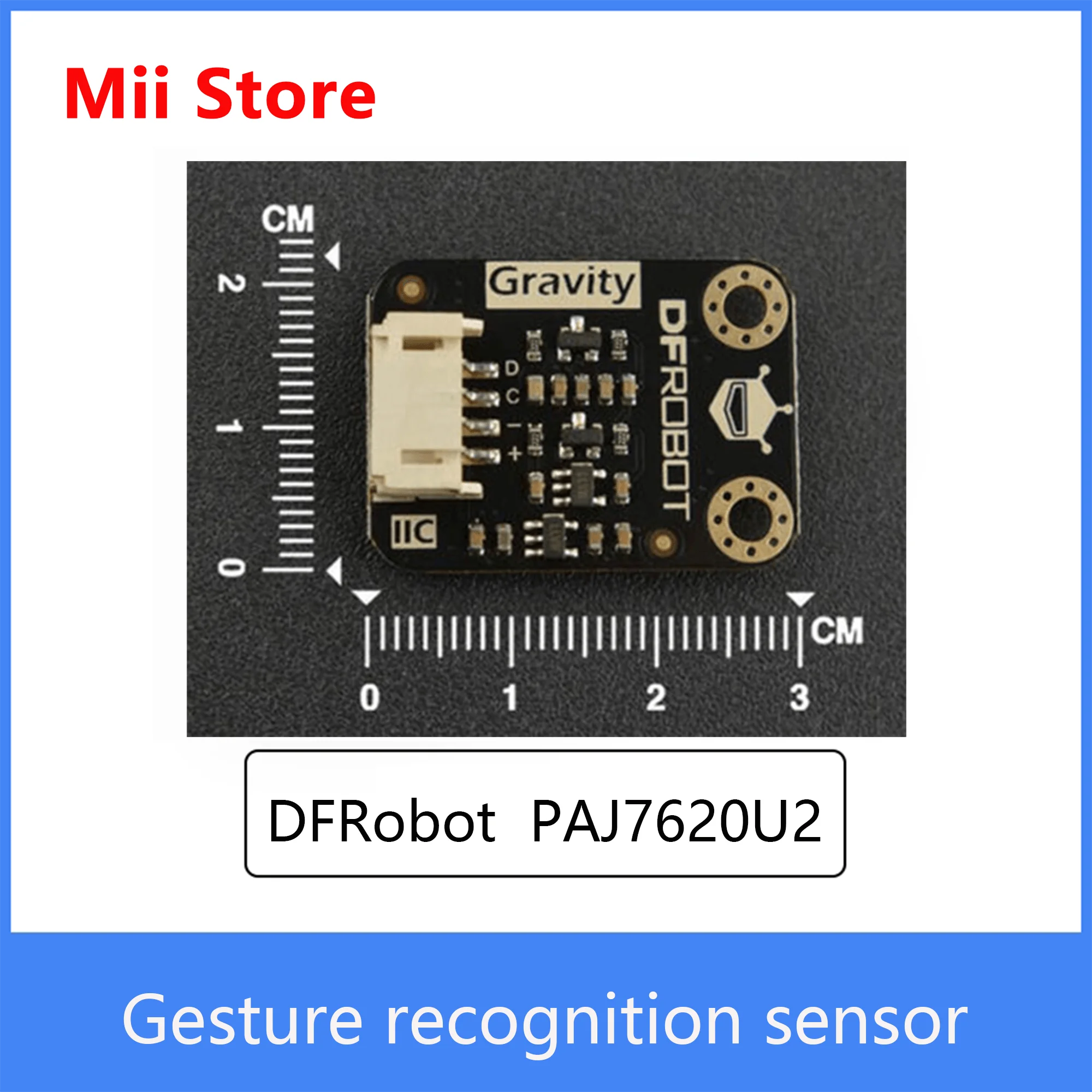 Dfrobot Zwaartekracht Iic PAJ7620U2 3D Gebaar Sensor Ondersteuning Gebruiker Gedefinieerde 13 Gebaren Voor Contactloze Afstandsbediening Interactieve