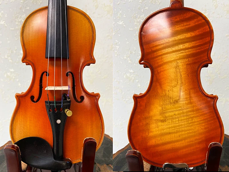 

Hand made Strad style SONG Brand violin 1/16,huge and resonant sound #14623