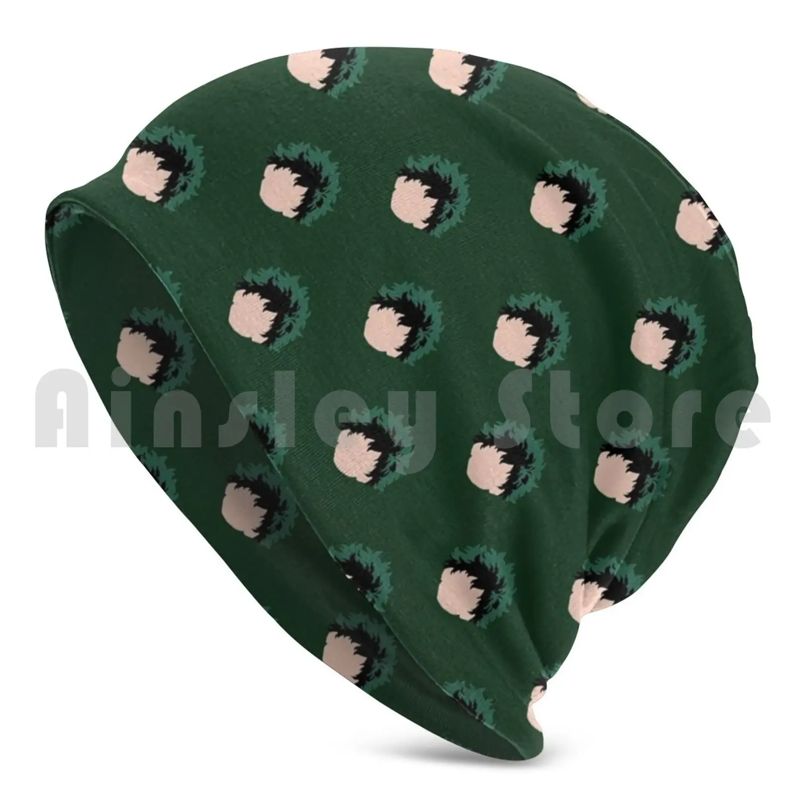 Midoriya Izuku Pattern ( Green ) Hat Hat Mha Deku Pattern Minimalist Face Green Cool Birthday