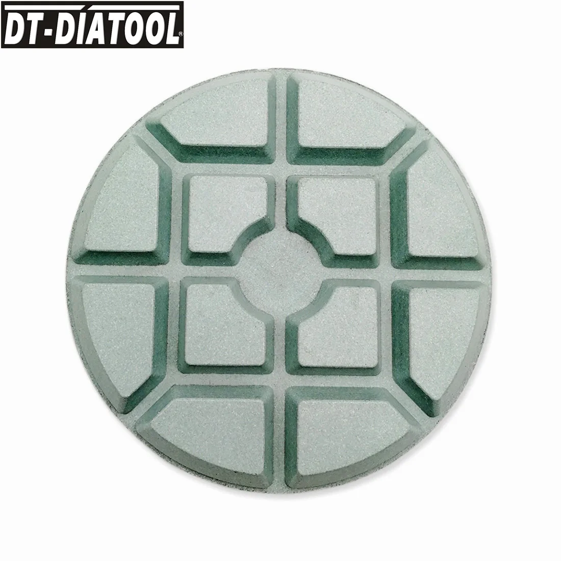 DT-DIATOOL 9 Dia 100 Mm/4 Inch Grit #400 Diamant Polijsten Hars Bond Concrete Schuurschijven voor Repareren Betonnen Vloer