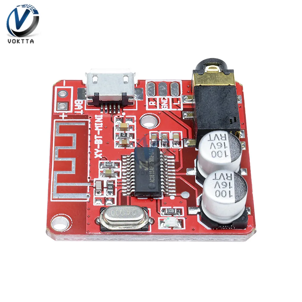 VHM-314บอร์ดรับสัญญาณบลูทูธบลูทูธ5.0 4.1 Mp3ถอดรหัส Lossless สเตอริโอบอร์ดปุ่ม ULN2003โมดูล