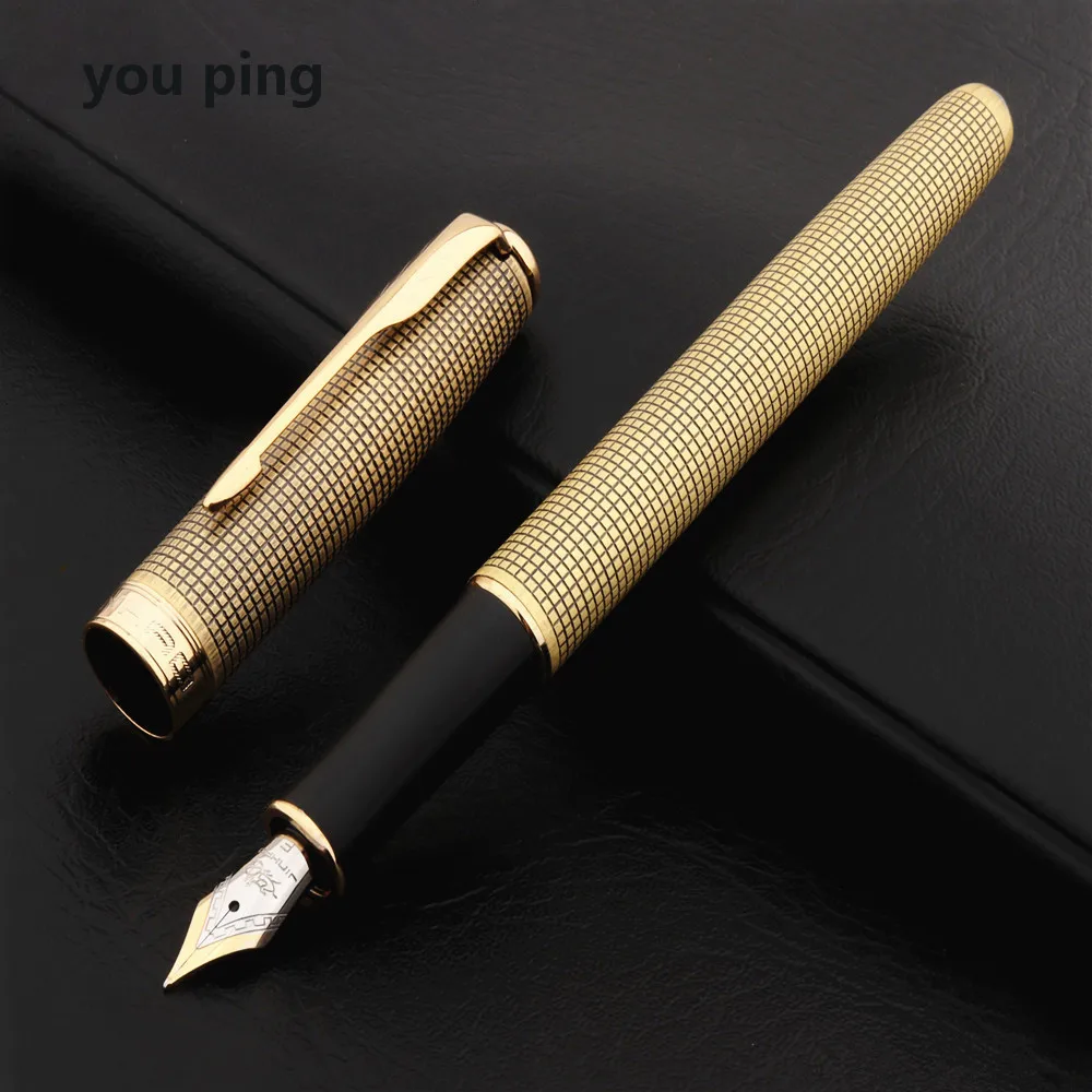 Luxury Quality Jinhao 75 Golden Silver  Bronze Fountain Pen Financial Office Student School Stationery Supplies Ink Pens