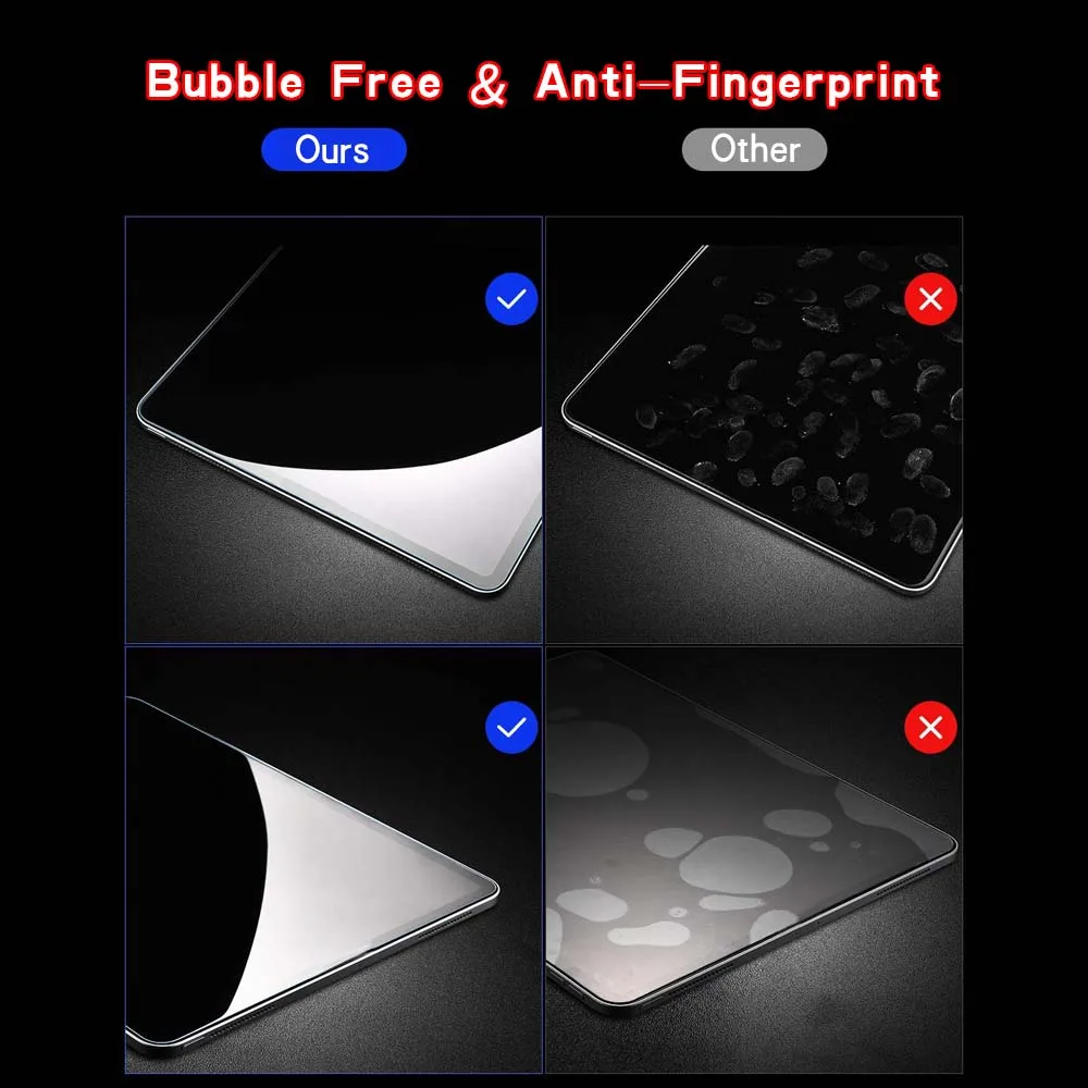 For Microsoft Surface PRO 2 - Tablet Tempered Glass Screen Protector Cover Anti Fingerprint Screen Film Protector Guard Cover - Image 4