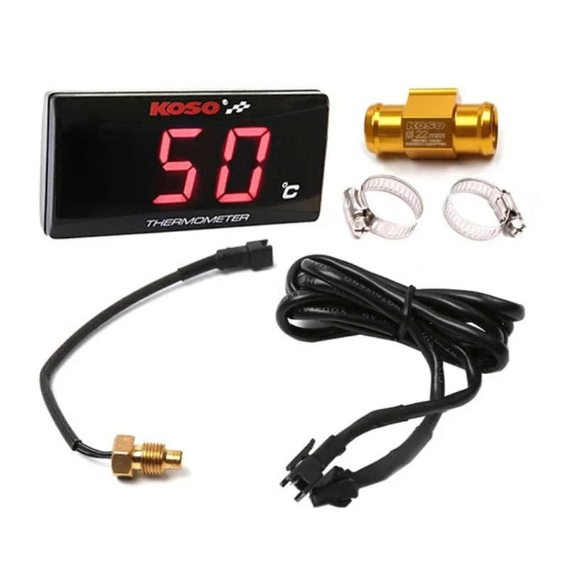 Meter Motorcycle Water Temperature Digital Hygrometer Thermometer Sensor general modified liquid crystal display