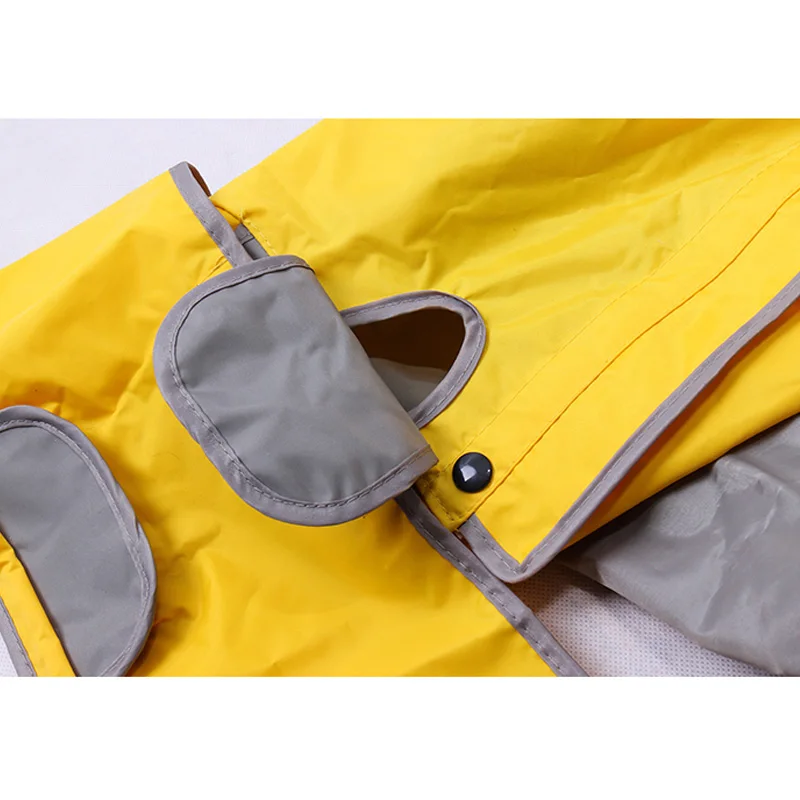 Large Dog Raincoat Clothes Puppy Medium Dog Waterproof Four Corner Hooded Jacket Poncho Pet Raincoat