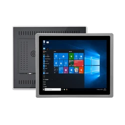 Mini computador industrial com tela táctil capacitivo, painel All-in-1 do PC, WiFi incorporado, RS232COM, Windows 10 pro, 1280*1024, 17