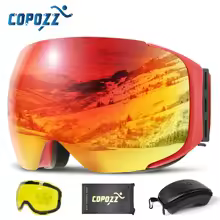 Ultra-Clear Magnetic Ski Goggles With Uv400 Protection—Quickly Switch Lenses, Perfect For Winter Sports!