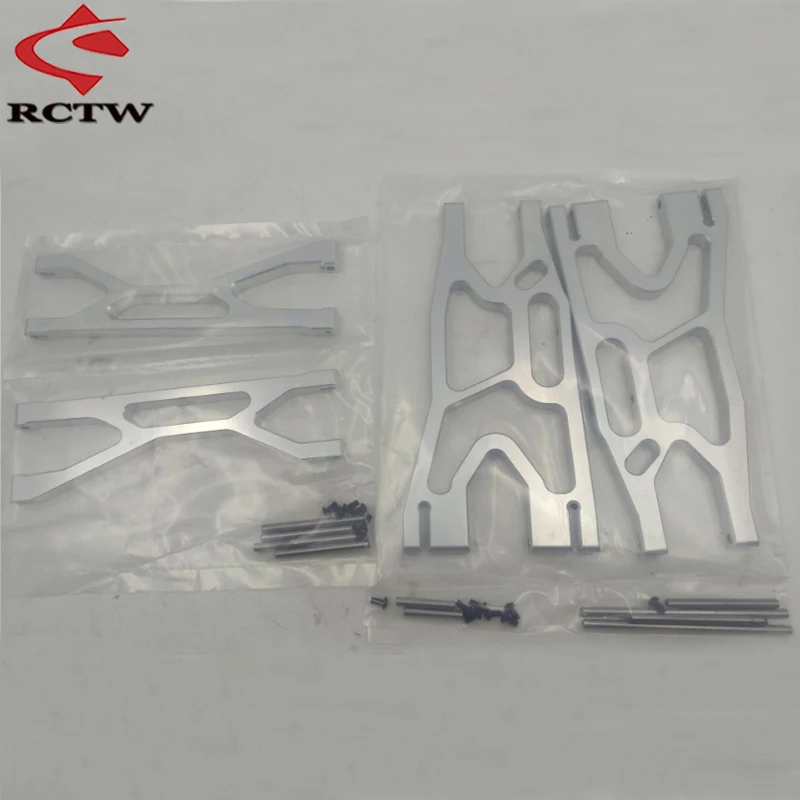 

CNC Alloy Upper + Lower Front Rear Suspension Arm Set for 1/5 Traxxas X-maxx Truck Spare Toys Parts