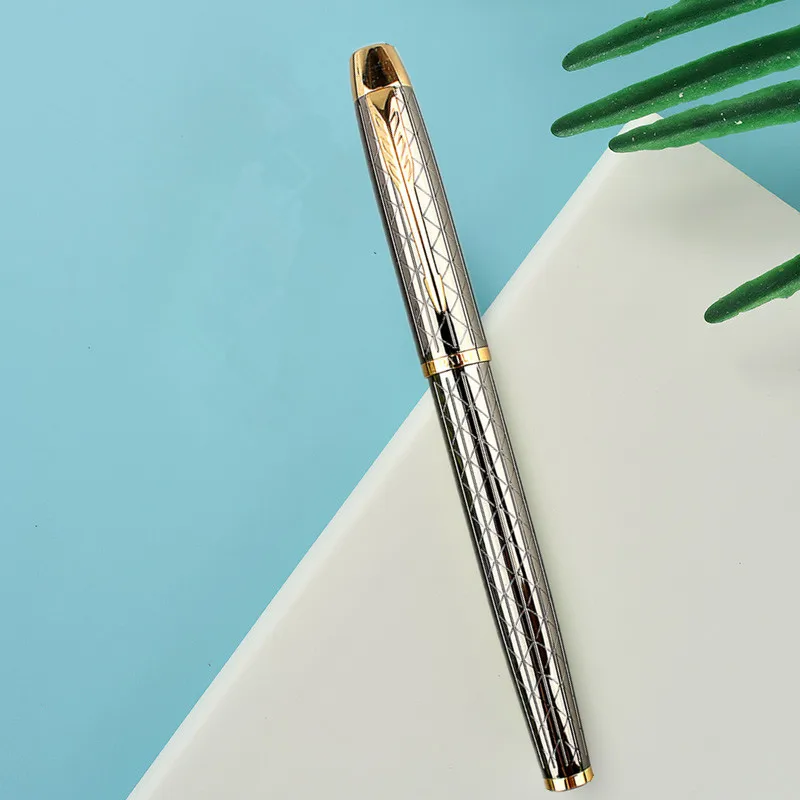 Luxury quality 116 Gray/ bronze Business office Fountain Pen student School Stationery Supplies ink calligraphy pen