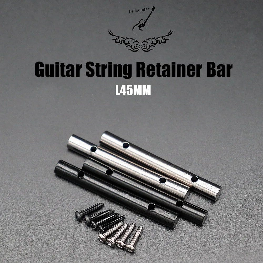 2pcs Guitar String Retainer Bar String Trees Guides Guitar Replacement Parts Comes With 2 Mounting Screws