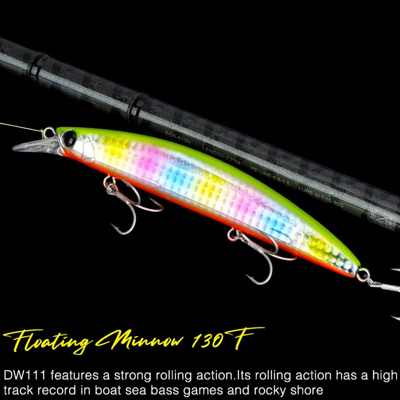 

1pcs 23g 130cm Top Fishing Lures Tungsten Ball System Minnow Crank Wobbler Perch Artificial Bait Pike Carp Bait Swim Bait