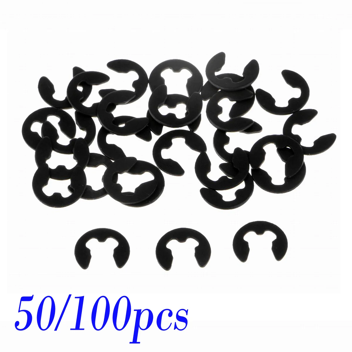 

50/100PCS HSP 02037 Spare Parts Hardened E-Clip 2.5 For 1/10 RC Car 94122 94123 94106 94166 94155 94177 94111 94188