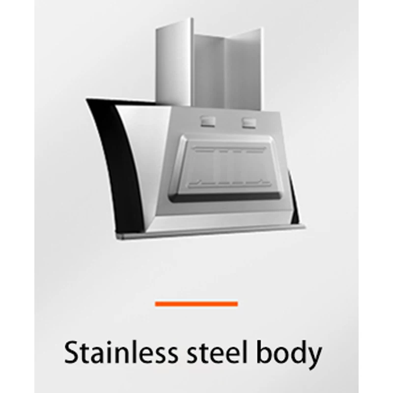 Exaustor de cozinha com exaustor de 900mm, grande exaustor de sucção para casa, cozinha, motor duplo, exaustor lateral