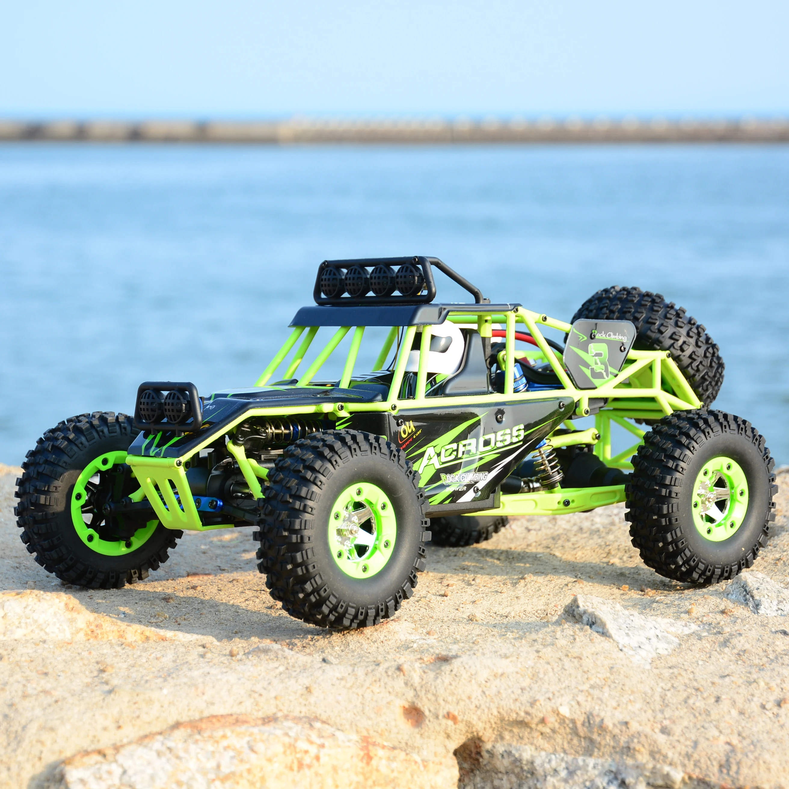 Original Wltoys 12428 RC Car 1/12 Scale 2.4G Electric 4WD Remote Control Car 50KM/H High speed RC Climbing Car Off-road vehicle