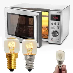 Bombillas LED E14 para horno de microondas, lámpara de campana de alta temperatura de 220V, 300 grados Celsius, luces de sal de 15W y 25W, 5 piezas