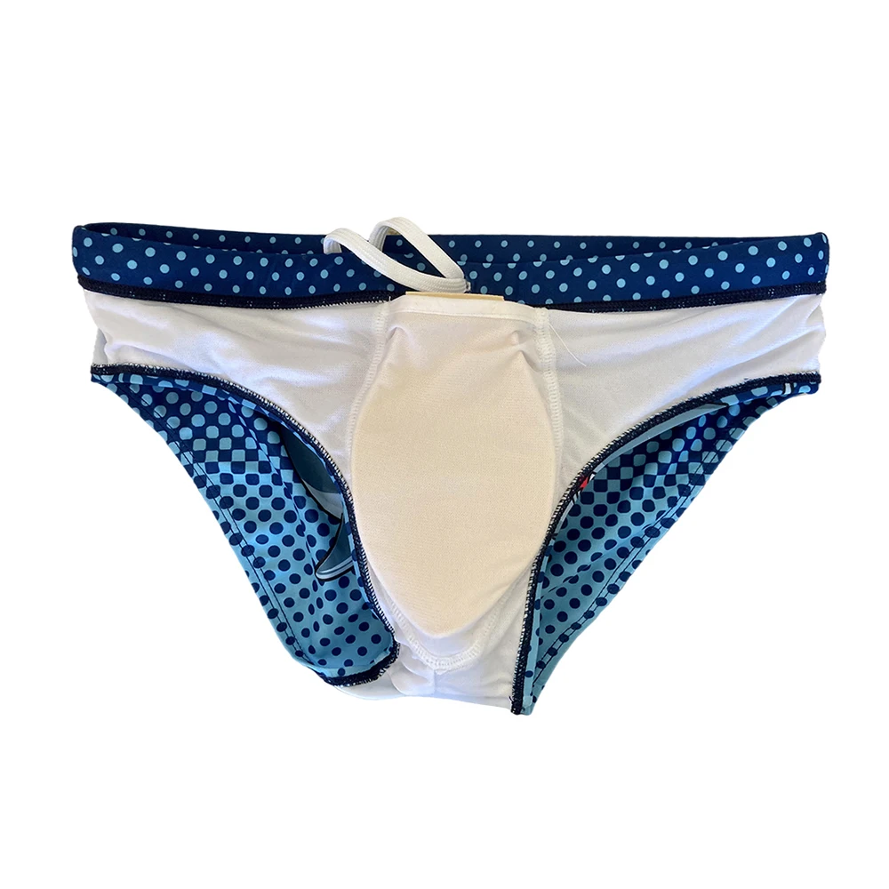 Sexy Mens Bathing Suit Low Waist Beach Surfing Swimwear Nylon Quick Dry Swim Briefs Fashion Male Sport Pouch Pad Board Shorts image 6