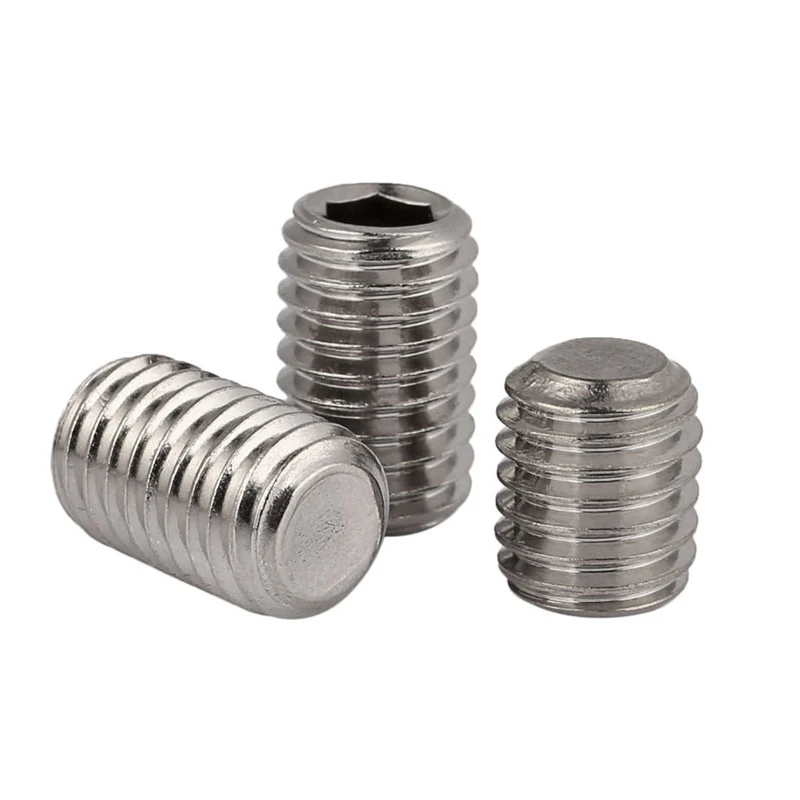 50 20 Pieces 10 M3 M4 M5 M6 M1.6 M2 M2.5 M8 Din916 Stainless Steel Hollow Cutting Point Screw Hexagon Head Screws With Hole At