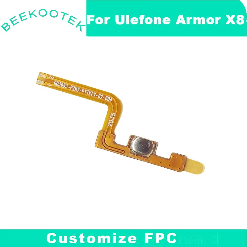 New Original Ulefone Armor X8 Customize Key Flex Cable FPC For Ulefone Armor X8 Mobile Phone