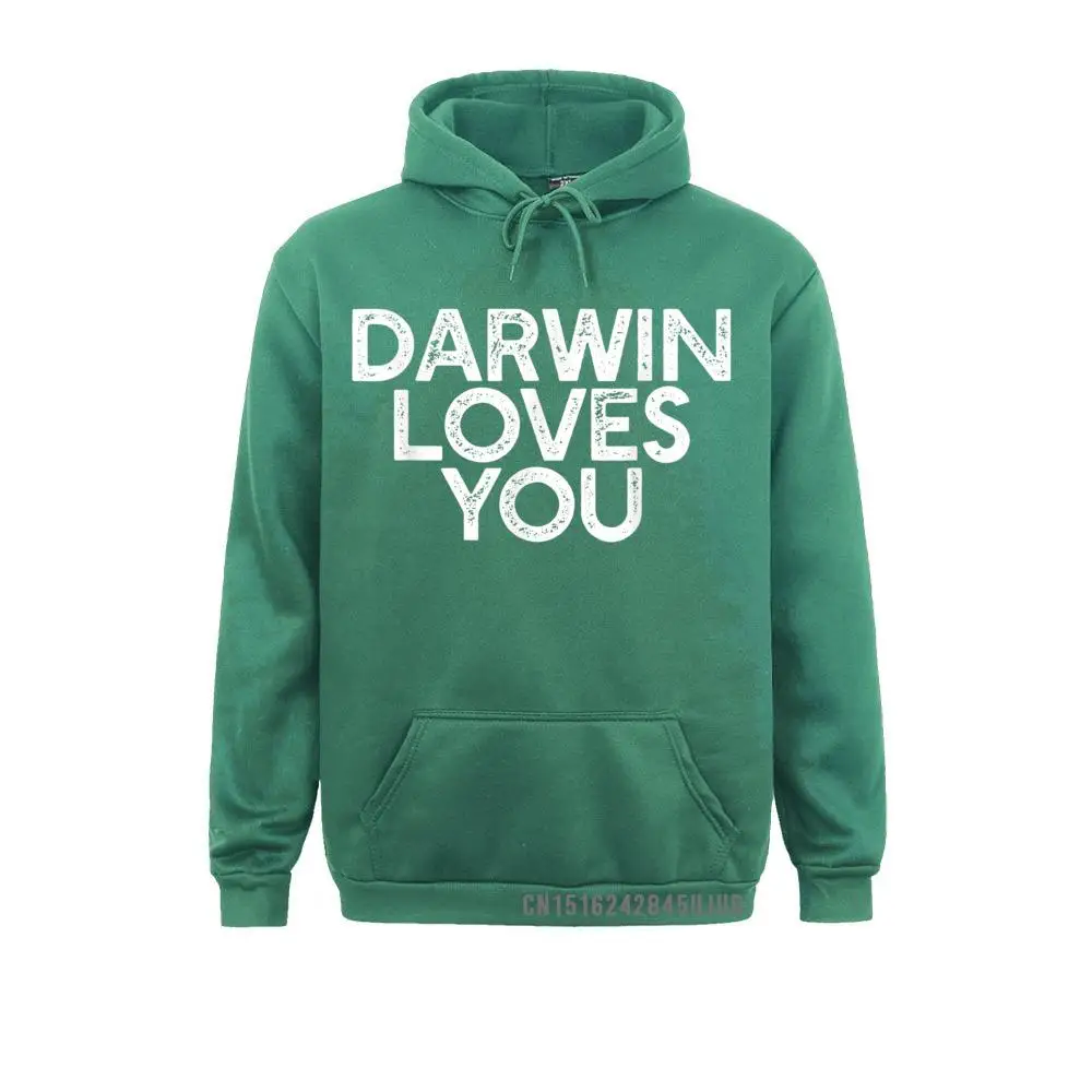 DARWIN LOVES YOU Pullover Atheist Meme Gift Godless England StyleBirthday Hoodies Winter 2021 Discount Women Sweatshirts