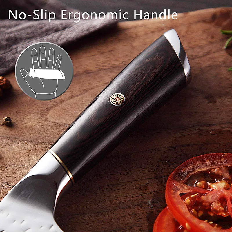 Kitchen Cleaver Meat Knife  7CR17 Stainless Steel Handmade Forged  Chopper Vegetable Slicing Knife Kitchen Tool