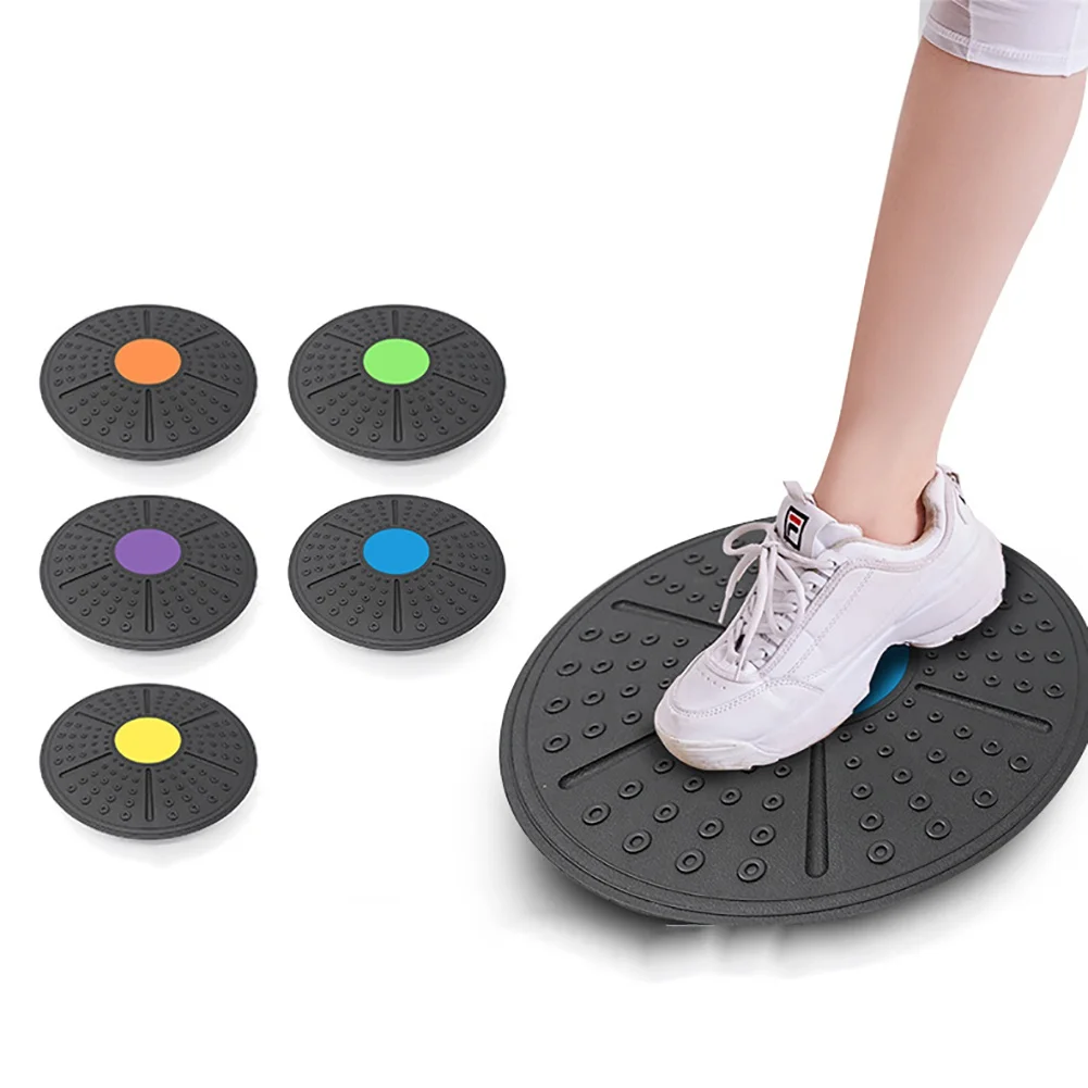 

Balight Yoga Balance Board Disc Stability Round Plates Exercise Trainer for Fitness Sports Waist Wriggling Fitness Balance Board