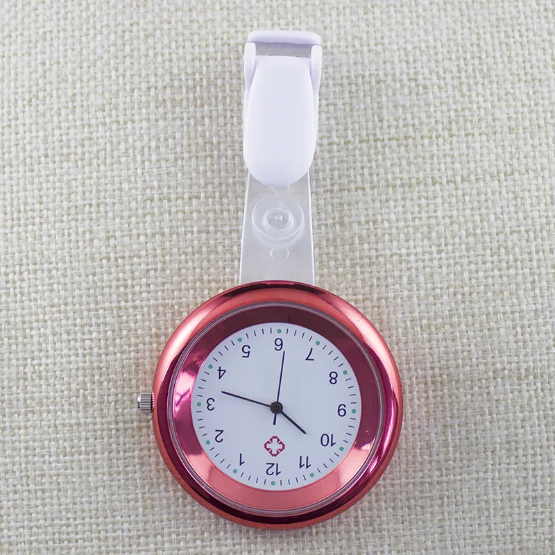 Life waterproof business wind alloy material variety of color decoration quartz fashion nurse pocket watch