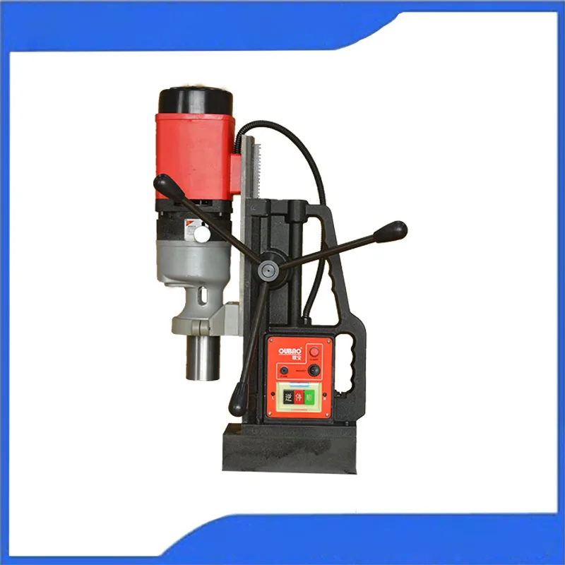 Heavy Duty Magnetic Core Drill Machine OB-80RTC OB-100RTC Tapping Twist Drilling Machine 380V Large Power Iron Core Driller