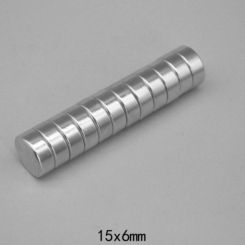 5/10/20/30/50PCS 15x6 mm Round Magnet  15mm X 6mm Disc Neodymium magnetizing Magnet N35 15x6mm strong Permanent Magnet 15*6 mm